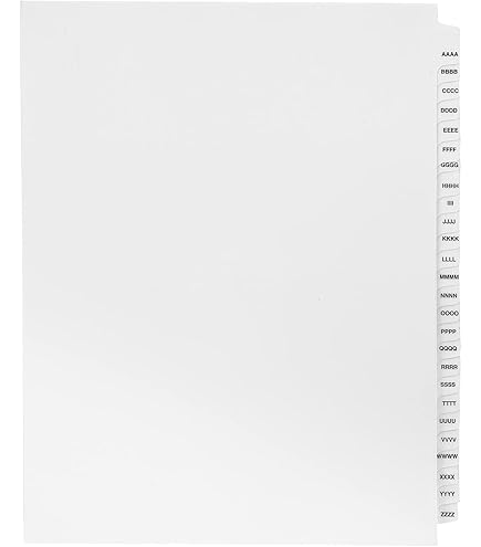 A.R.yページ Amazon.com : Exhibitindexes® Exhibit Tabs AAA-ZZZ : Office